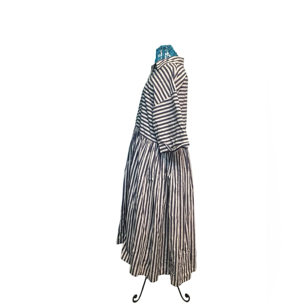 💥PRICE DROP💥 Julia Stripe Midi Shirtdress - NO BELT - Picture 3 of 6